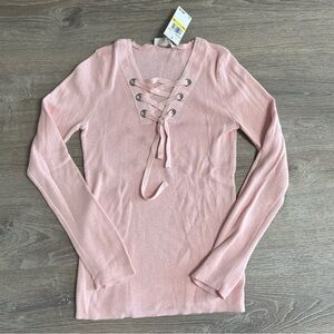 Michael Kors pink sweater top women’s